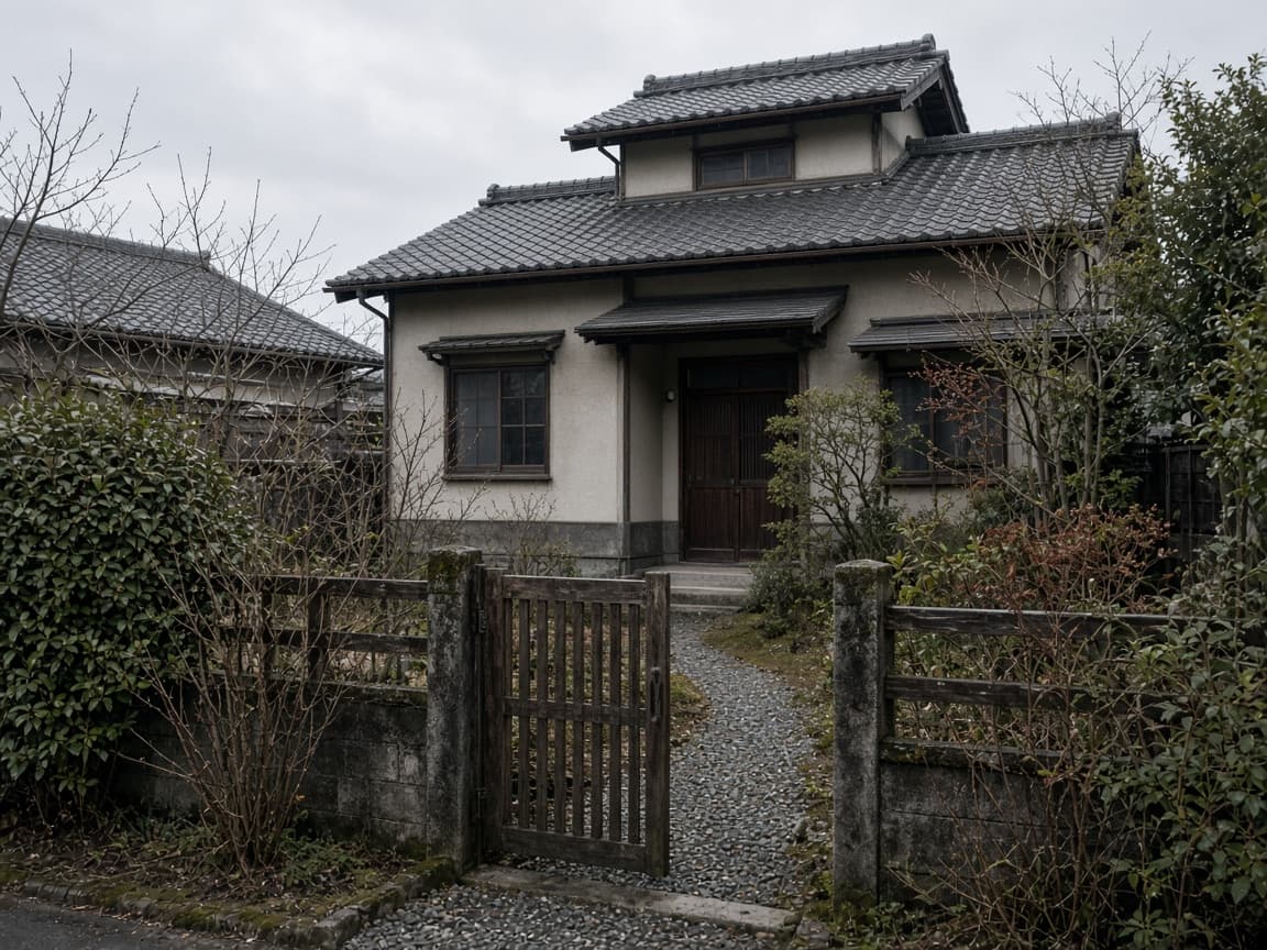 日本の住宅外観の生成イメージ